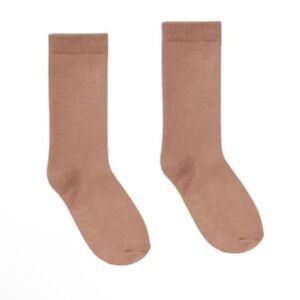 NWT SKIMS EVERYDAY MID CALF SOCKS SIENNA SMALL